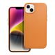 Kožený kryt - Mag Cover  iPhone 14 Plus orange
