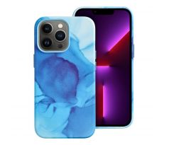 Kožený kryt - Mag Cover  iPhone 13 Pro modrý 