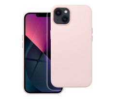 Kožený kryt - Mag Cover  iPhone 13 růžový