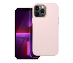 Kožený kryt - Mag Cover  iPhone 13 Pro Max růžový