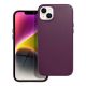 Kožený kryt - Mag Cover  iPhone 14 Plus fialový