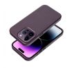 Kožený kryt - Mag Cover  iPhone 14 Plus fialový