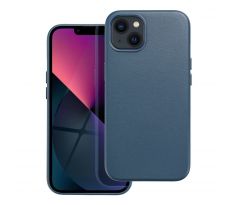 Kožený kryt - Mag Cover  iPhone 13 modrý