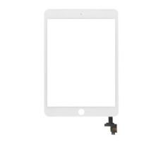 Apple iPad Mini 3 - dotyková plocha, sklo (digitizér) s IC konektorem - bílý (bez home buttonu)