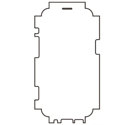 Hydrogel - ochranná fólie - iPhone 14, typ výřezu 3