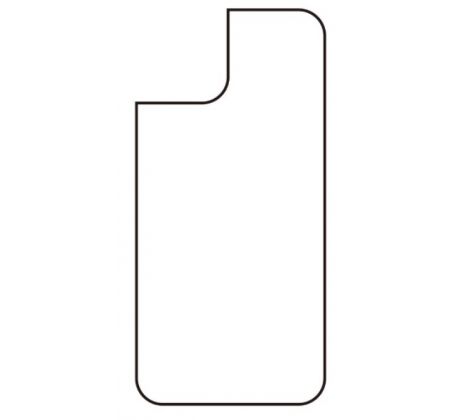 Hydrogel - zadní ochranná fólie - iPhone 14, typ výřezu 4