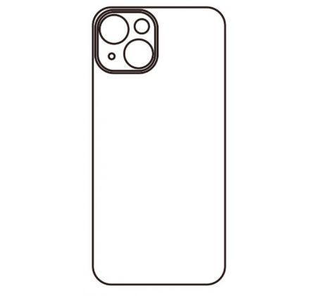 Hydrogel - zadní ochranná fólie - iPhone 14, typ výřezu 6
