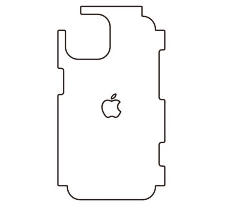 Hydrogel - zadní ochranná fólie - iPhone 14, typ výřezu 11