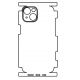 Hydrogel - zadní ochranná fólie - iPhone 14, typ výřezu 13