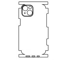 Hydrogel - matná zadní ochranná fólie - iPhone 14, typ výřezu 10