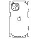 Hydrogel - zadní ochranná fólie - iPhone 14, typ výřezu 17