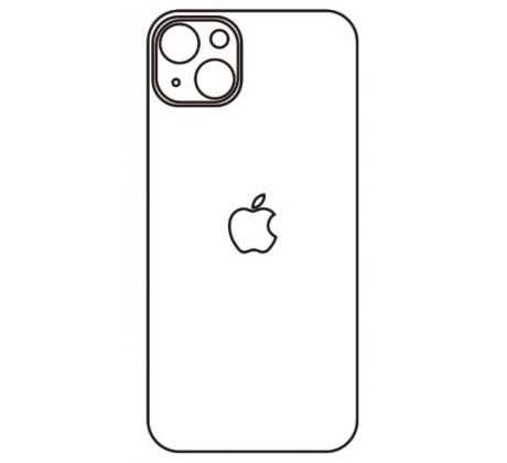 Hydrogel - matná zadní ochranná fólie - iPhone 14 Plus, typ výřezu 4