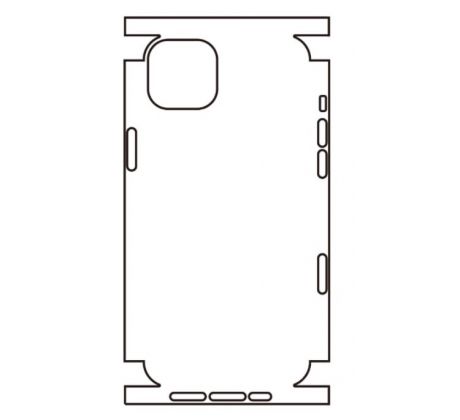 Hydrogel - zadní ochranná fólie - iPhone 14 Plus, typ výřezu 6