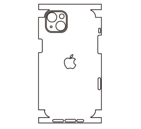 Hydrogel - zadní ochranná fólie - iPhone 14 Plus, typ výřezu 7