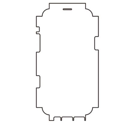 Hydrogel - ochranná fólie - iPhone 14 Plus, typ výřezu 4