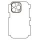 Hydrogel - matná zadní ochranná fólie - iPhone 14 Pro, typ výřezu 7