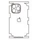 Hydrogel - matná zadní ochranná fólie - iPhone 14 Pro, typ výřezu 11