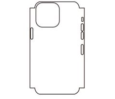 Hydrogel - zadní ochranná fólie - iPhone 14 Pro Max, typ výřezu 4