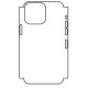 Hydrogel - matná zadní ochranná fólie - iPhone 14 Pro Max, typ výřezu 4