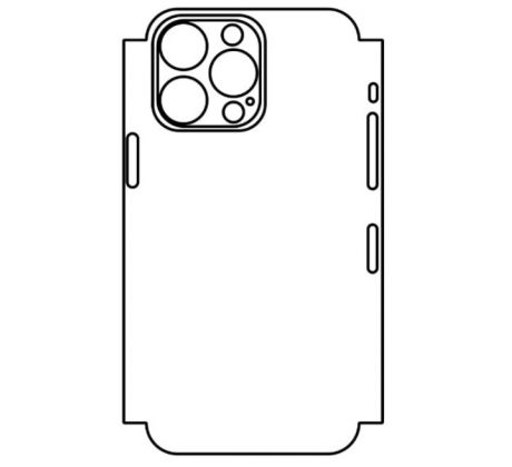 Hydrogel - zadní ochranná fólie - iPhone 14 Pro Max, typ výřezu 5