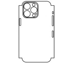 Hydrogel - matná zadní ochranná fólie - iPhone 14 Pro Max, typ výřezu 5