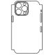 Hydrogel - matná zadní ochranná fólie - iPhone 14 Pro Max, typ výřezu 5