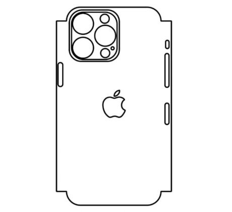 Hydrogel - zadní ochranná fólie - iPhone 14 Pro Max, typ výřezu 6