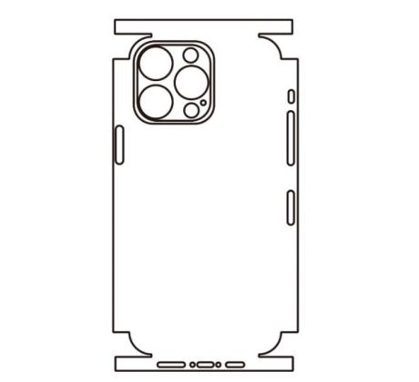Hydrogel - zadní ochranná fólie - iPhone 14 Pro Max, typ výřezu 7