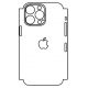 Hydrogel - matná zadní ochranná fólie - iPhone 14 Pro Max, typ výřezu 6