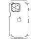 Hydrogel - matná zadní ochranná fólie - iPhone 14 Pro Max, typ výřezu 9