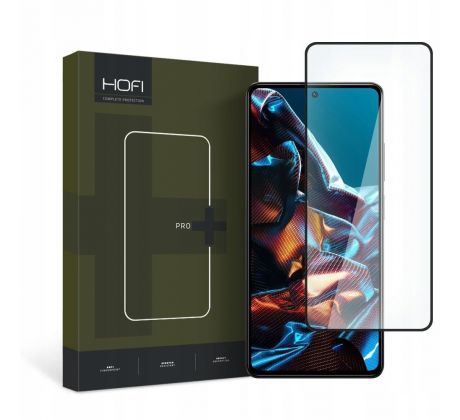 OCHRANNÉ TVRZENÉ SKLO HOFI GLASS PRO+ XIAOMI REDMI NOTE 12 PRO 5G / 12 PRO+ PLUS 5G / POCO X5 PRO 5G BLACK