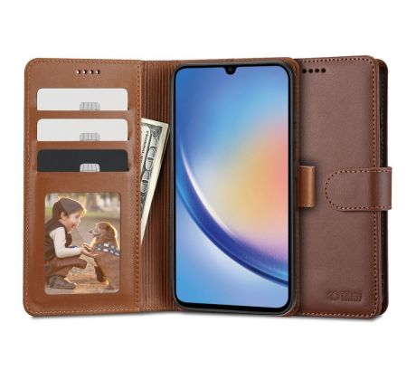 KRYT TECH-PROTECT WALLET SAMSUNG GALAXY A34 5G BROWN