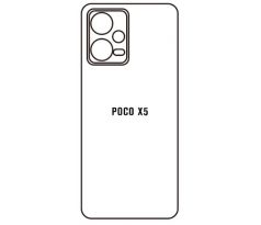 Hydrogel - matná zadní ochranná fólie - Xiaomi Poco X5 5G 