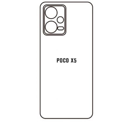 Hydrogel - matná zadní ochranná fólie - Xiaomi Poco X5 5G 