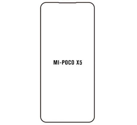 Hydrogel - ochranná fólie - Xiaomi Poco X5 5G 