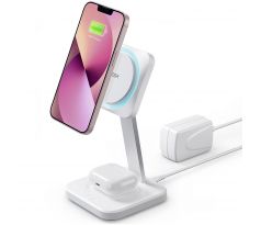 ESR HALOLOCK 2IN1 CRYOBOOST MAGNETIC MAGSAFE WIRELESS CHARGER ARCTIC WHITE
