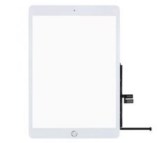 Apple iPad 7 (10.2) 2019, iPad 8 (10.2) 2020 - dotyková plocha, sklo (digitizér) + home tlačítko - bílé