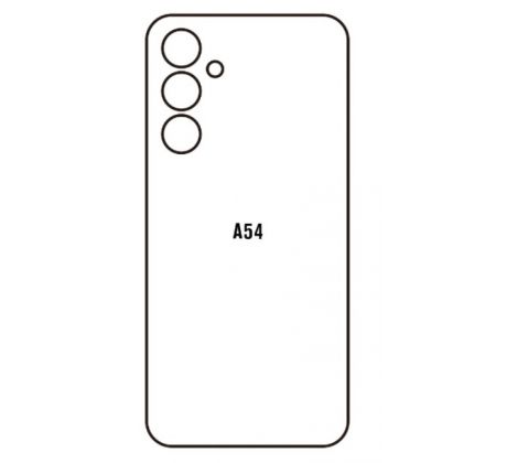 Hydrogel - matná zadní ochranná fólie - Samsung Galaxy A54