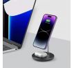 BEZDRÁTOVÁ NABÍJEČKA TECH-PROTECT QI15W-A21 2IN1 MAGNETIC MAGSAFE WIRELESS CHARGER BLACK