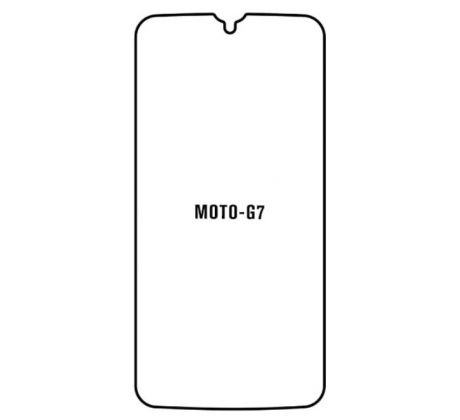 UV Hydrogel s UV lampou - ochranná fólie - Motorola Moto G7 
