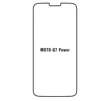 UV Hydrogel s UV lampou - ochranná fólie - Motorola Moto G7 Power
