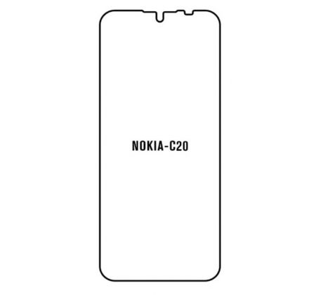 UV Hydrogel s UV lampou - ochranná fólie - Nokia C20 