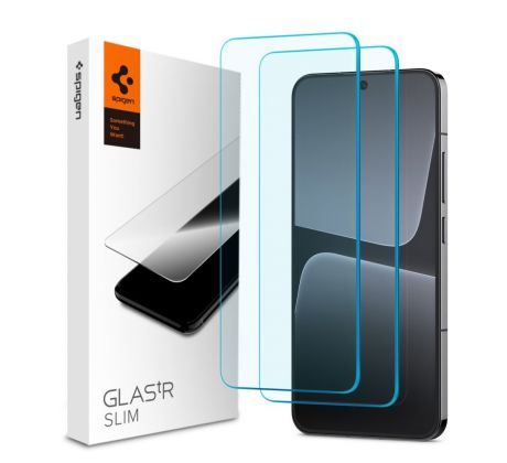 2KS V BALENÍ, SET 2 OCHRANNÝCH SKEL SPIGEN GLAS.TR SLIM 2-PACK XIAOMI 13 CLEAR