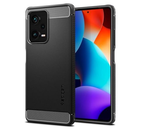 KRYT SPIGEN RUGGED ARMOR XIAOMI REDMI NOTE 12 PRO+ PLUS 5G MATTE BLACK