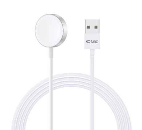 NABÍJECÍ KABEL TECH-PROTECT ULTRABOOST MAGNETIC CHARGING CABLE 120CM APPLE WATCH WHITE