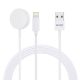 NABÍJECÍ KABEL TECH-PROTECT ULTRABOOST 2IN1 MAGNETIC CHARGING CABLE & LIGHTNING 150CM APPLE WATCH WHITE