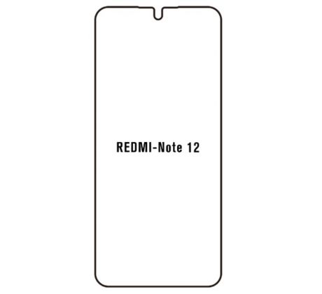 Hydrogel - ochranná fólie - Xiaomi Redmi Note 12 4G (case friendly) 