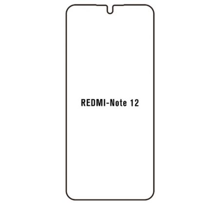 Hydrogel - ochranná fólie - Xiaomi Redmi Note 12 4G (case friendly) 