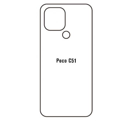 Hydrogel - zadní ochranná fólie - Xiaomi Poco C51