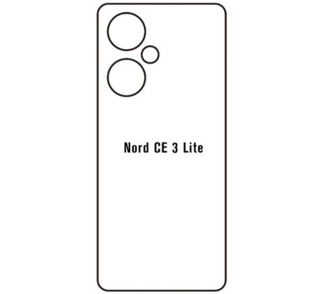 Hydrogel - matná zadní ochranná fólie - OnePlus Nord CE 3 Lite